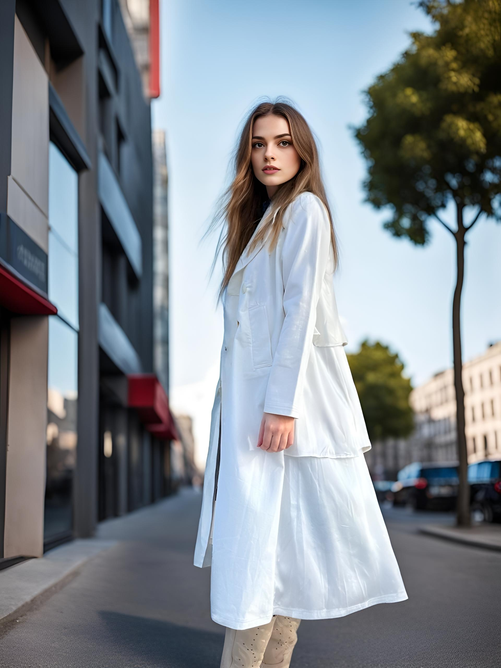 White relaxed outlet blazer