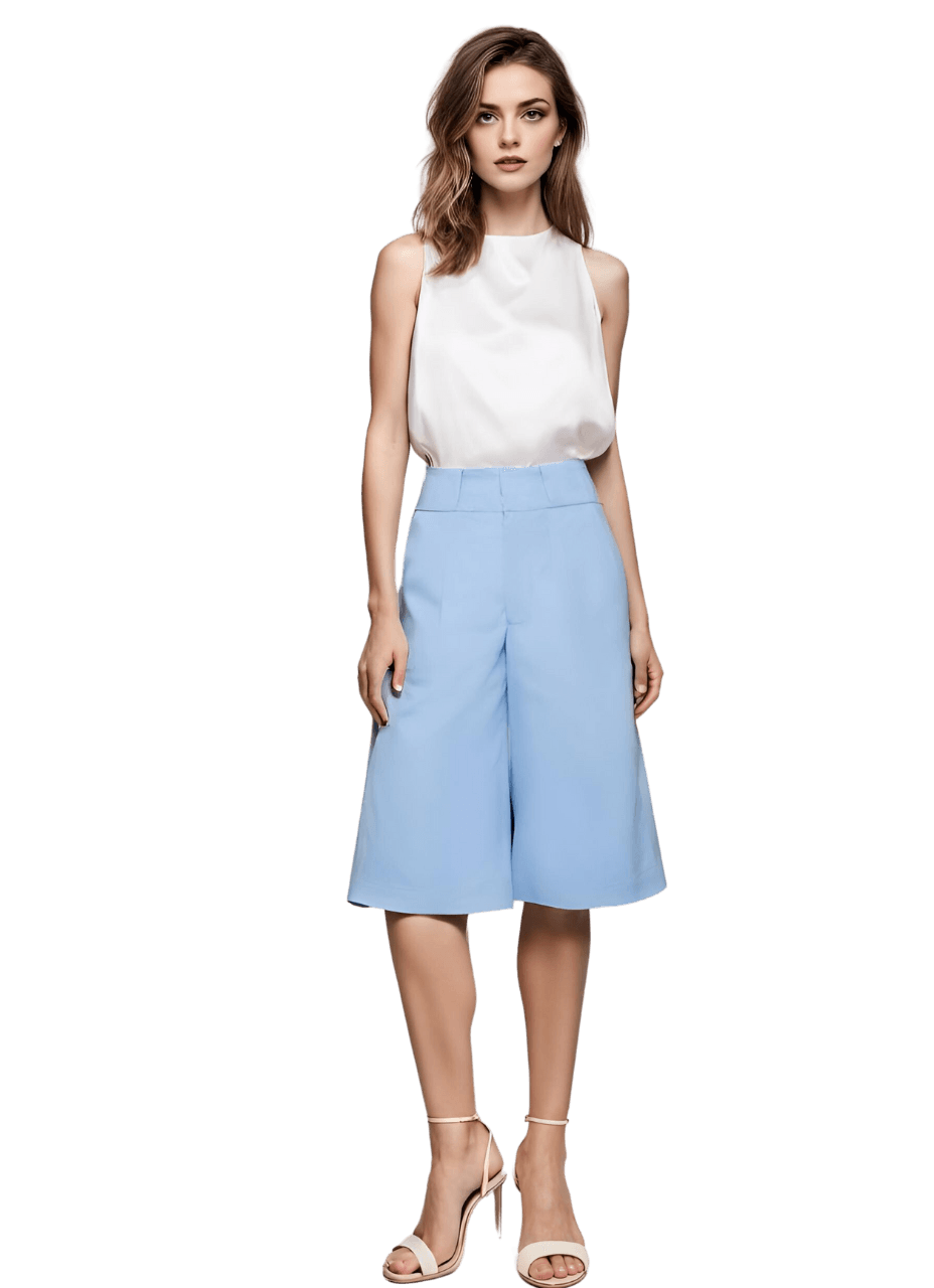 Cotton Solid White Pant | Bottoms in USA – Ria Fashions